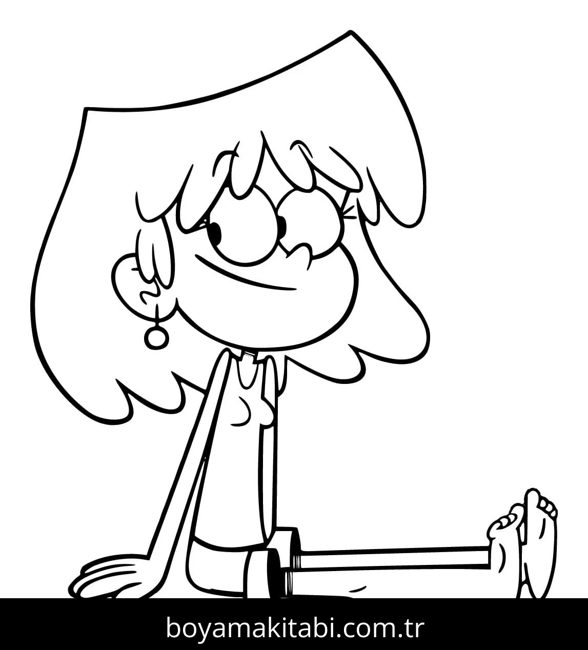 The Loud House boyama sayfası – PDF indir, sevimli karakter