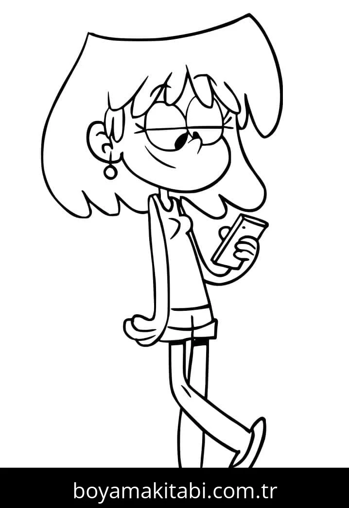 The Loud House boyama sayfası – boyama çalışması, yaratıcılığı geliştirir