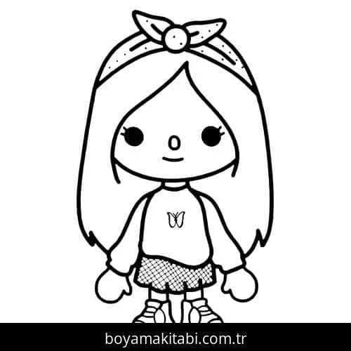 Toca Boca boyama sayfası – yaratıcılığı geliştirir, keyifli zaman