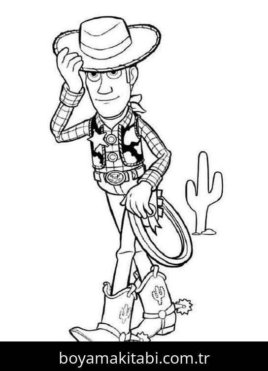 Toy Story boyama sayfası – keyifli zaman, renkli çizimler