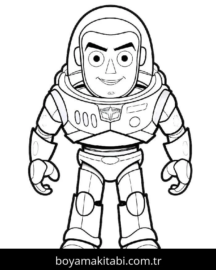 Toy Story boyama sayfası – çocuk aktivitesi, PDF indir