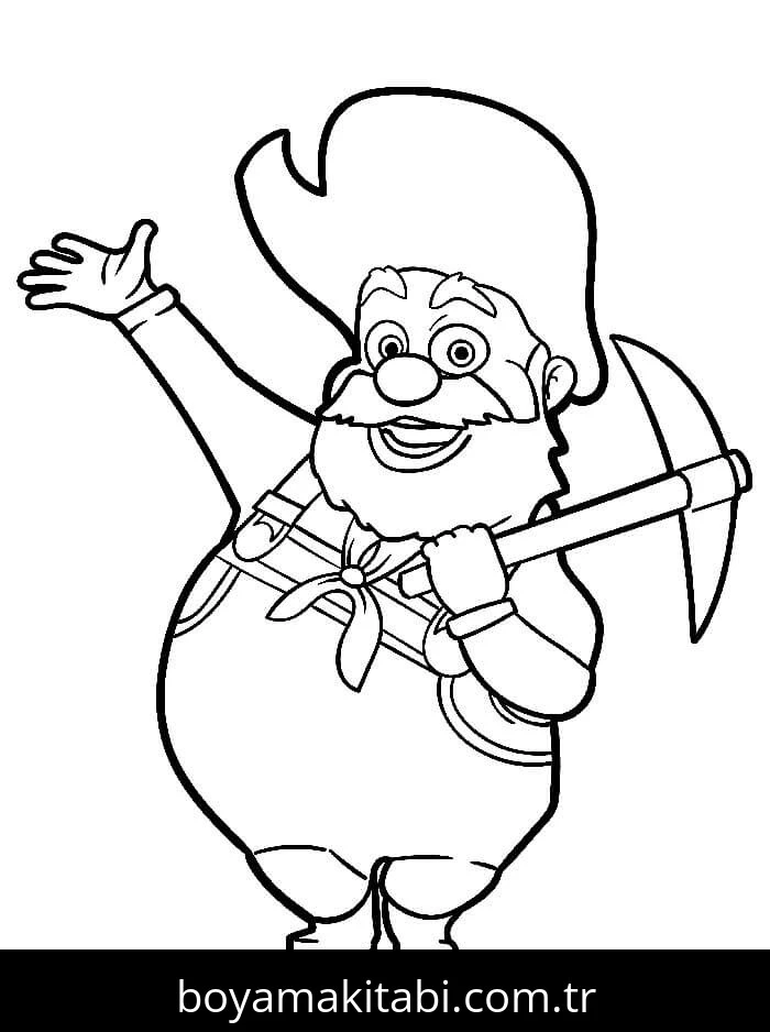 Toy Story boyama sayfası – PDF indir, sevimli karakter