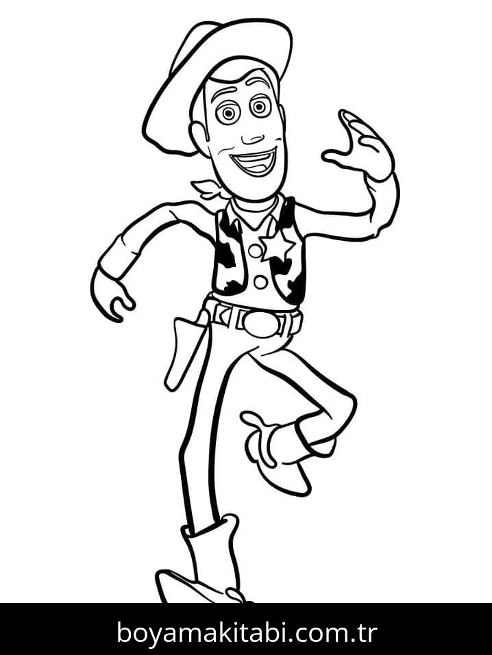 Toy Story boyama sayfası – evde etkinlik, ücretsiz yazdır