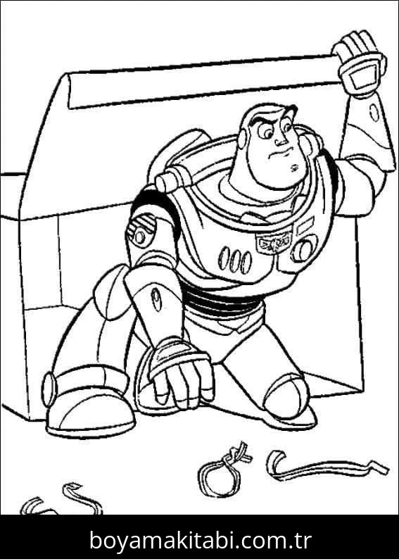 Toy Story boyama sayfası – okul öncesi, evde etkinlik