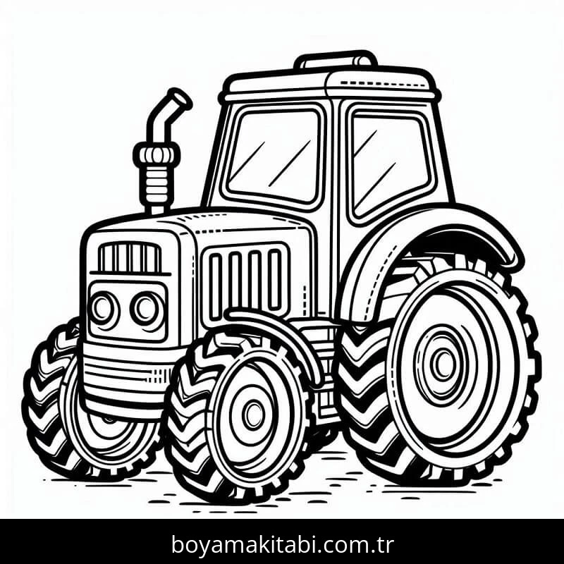 Traktör Boyama