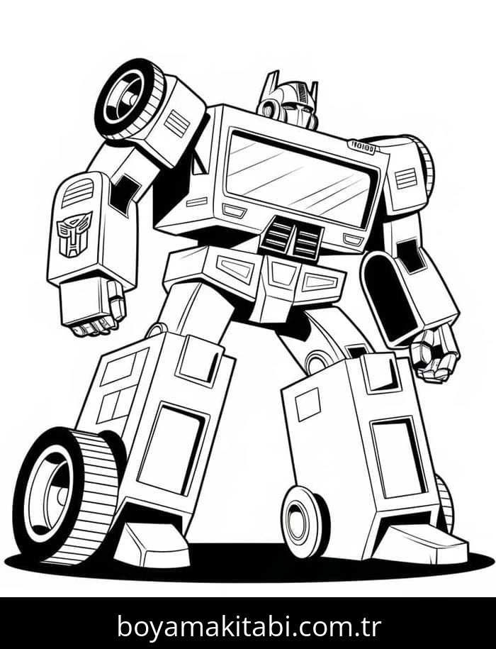 Transformers boyama sayfası #107 – ücretsiz yazdır, boyama etkinliği