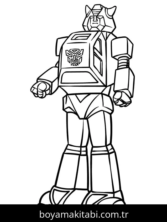 Transformers boyama sayfası #111 – eğlenceli etkinlik, el becerilerini geliştirir