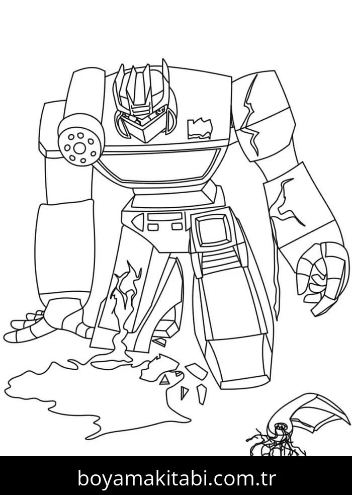 Transformers boyama sayfası #112 – yaratıcılığı geliştirir, keyifli zaman