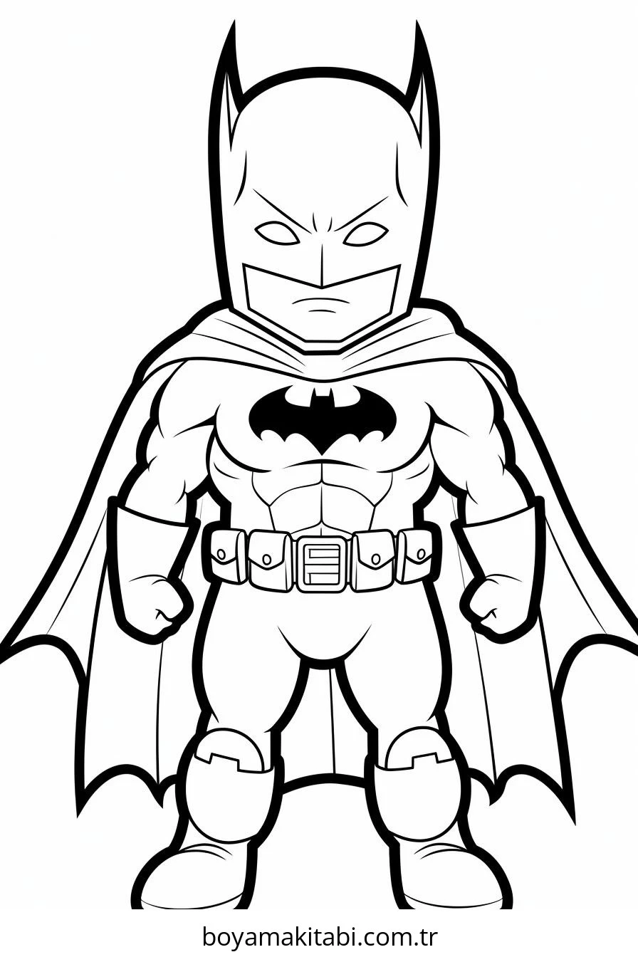 Batman boyama sayfası – boyama etkinliği, çocuk aktivitesi