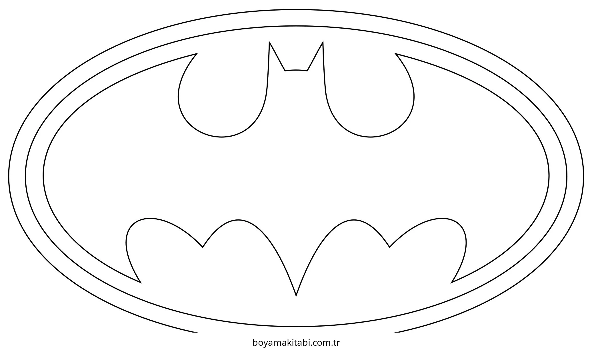 Batman boyama sayfası – çocuk aktivitesi, PDF indir