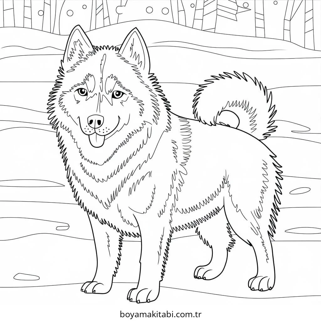 Köpek boyama sayfası #811 – yaratıcılık, doğum günü partisi aktivitesi