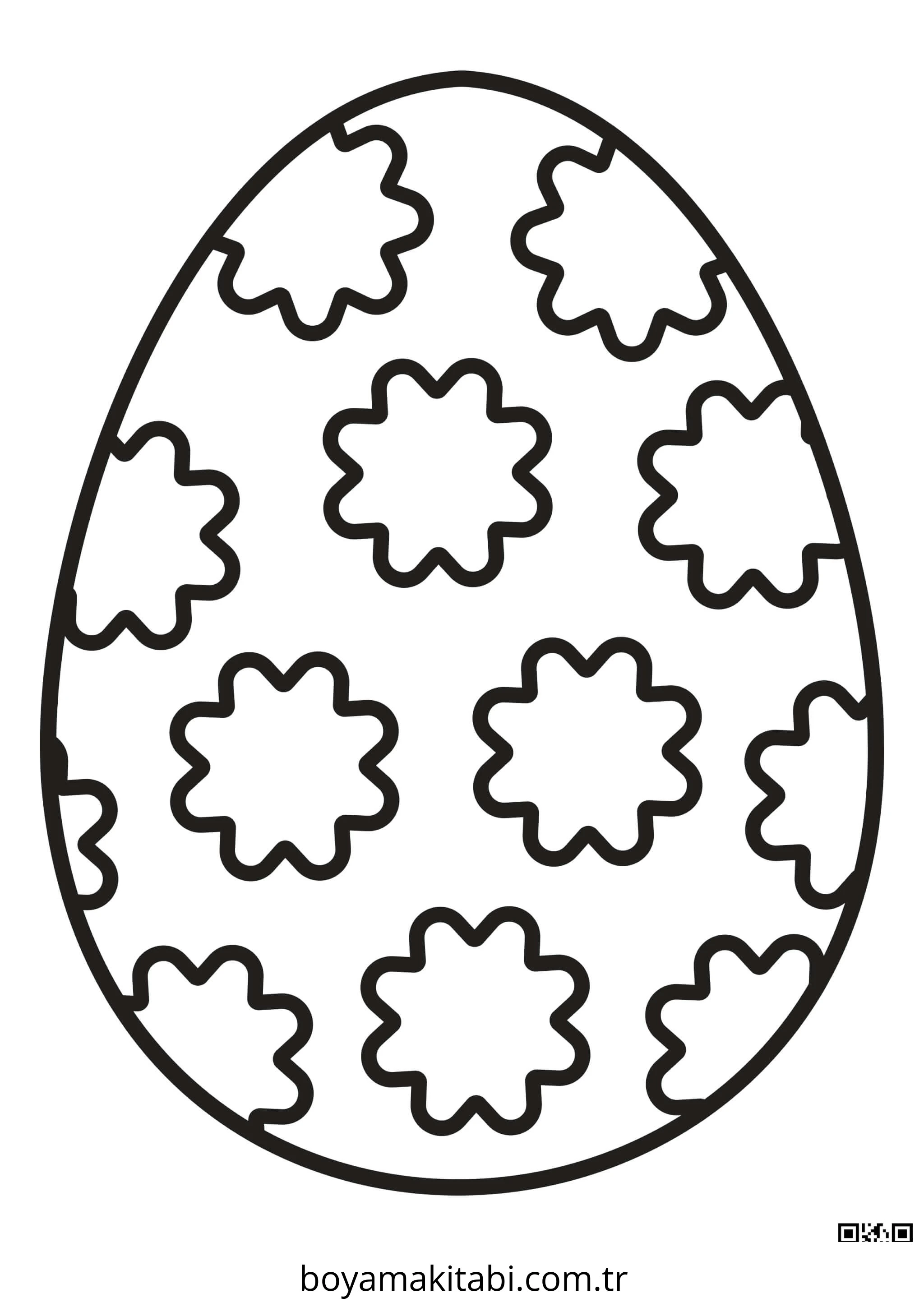 Easter boyama sayfası – çocuklar için, çizgi film temalı