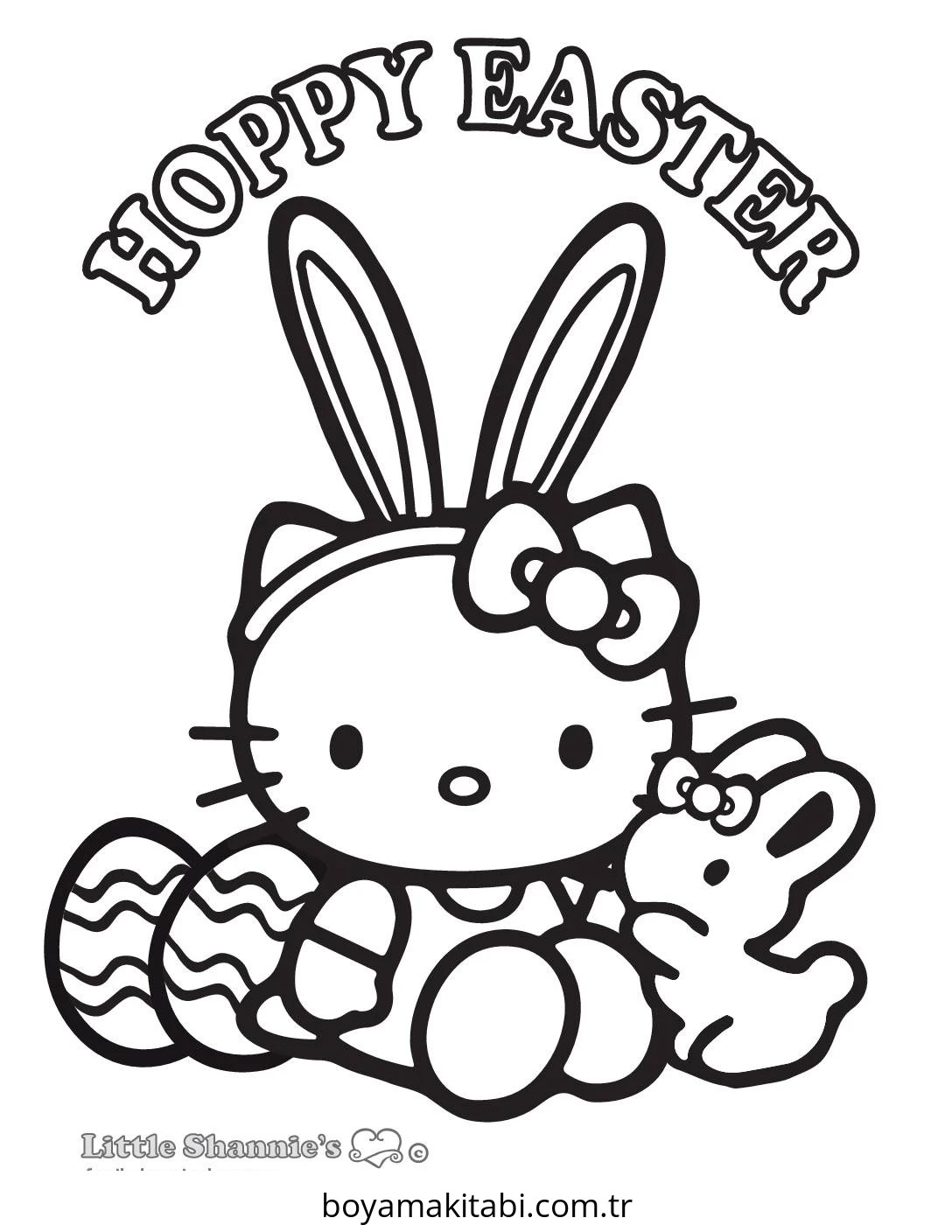 Easter boyama sayfası – eğitici aktivite, yaratıcılık