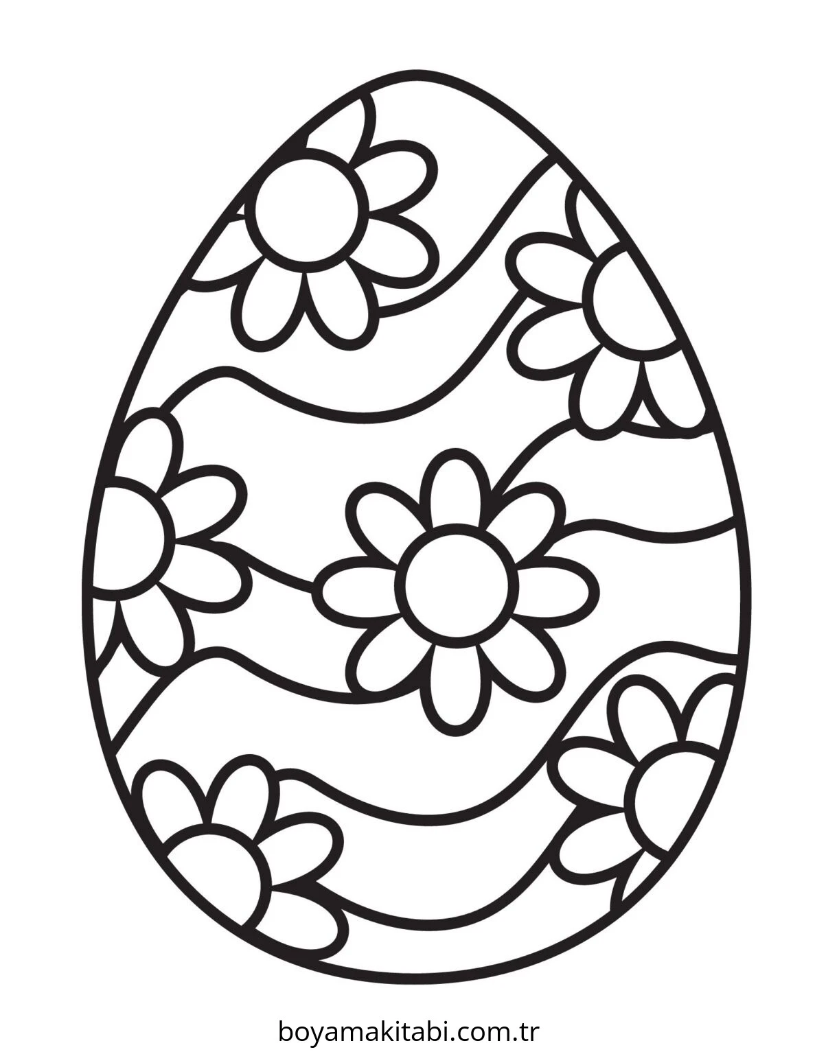 Easter boyama sayfası – yaratıcılık, eğlenceli etkinlik