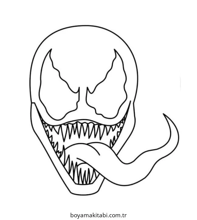 Venom boyama sayfası #33 – evde etkinlik, anaokulu etkinliği