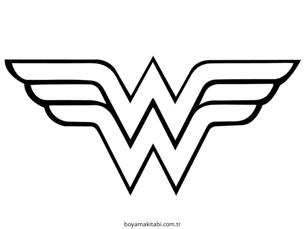 Wonder Woman boyama sayfası #24 – hayal gücünü besler, tamamen ücretsiz