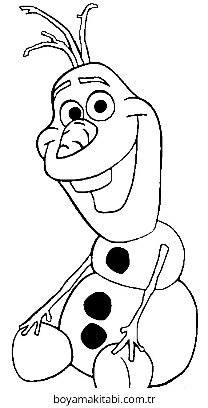 Frozen (Karlar Ülkesi) boyama sayfası – boyama çalışması, yaratıcılığı geliştirir