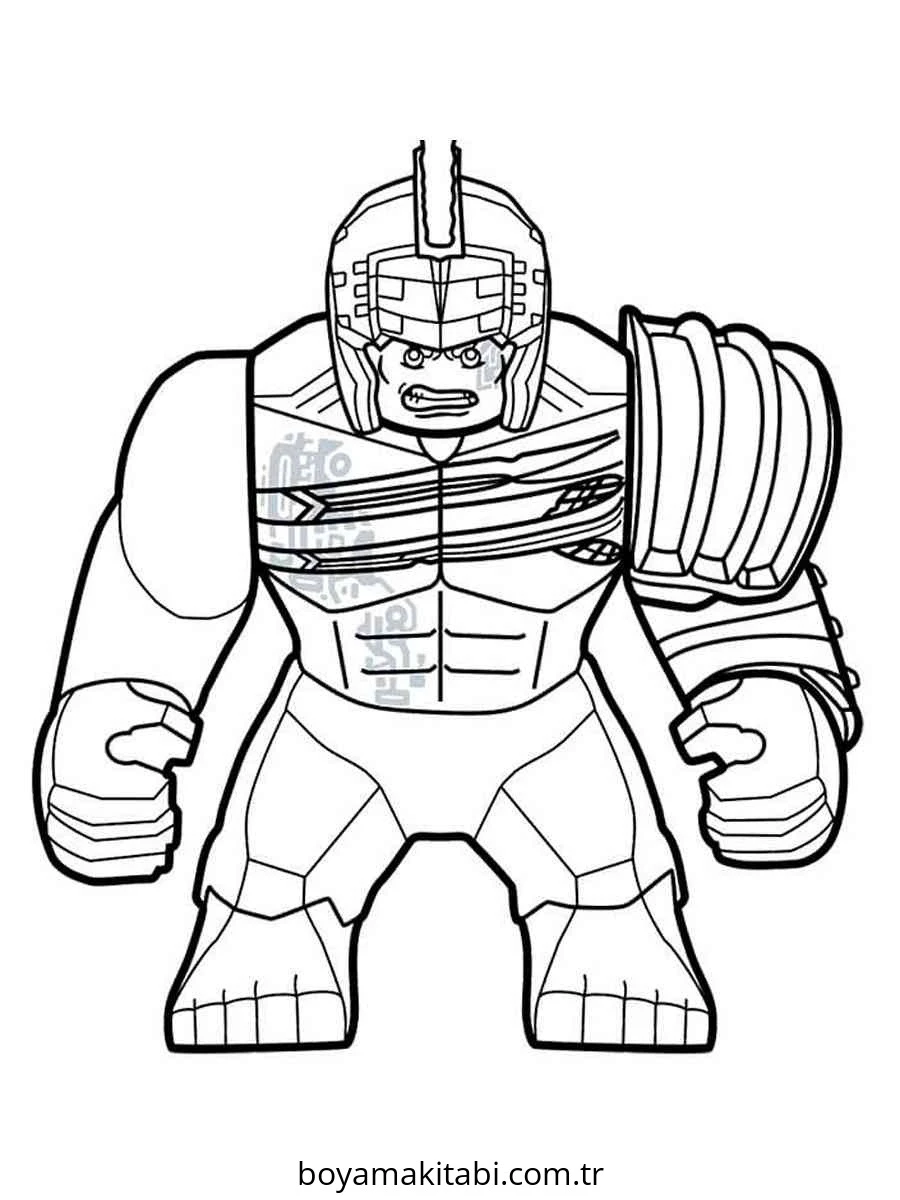 Hulk boyama sayfası – boyama etkinliği, çocuk aktivitesi