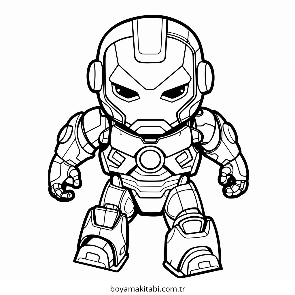 Iron Man boyama sayfası #33 – ücretsiz yazdır, boyama etkinliği
