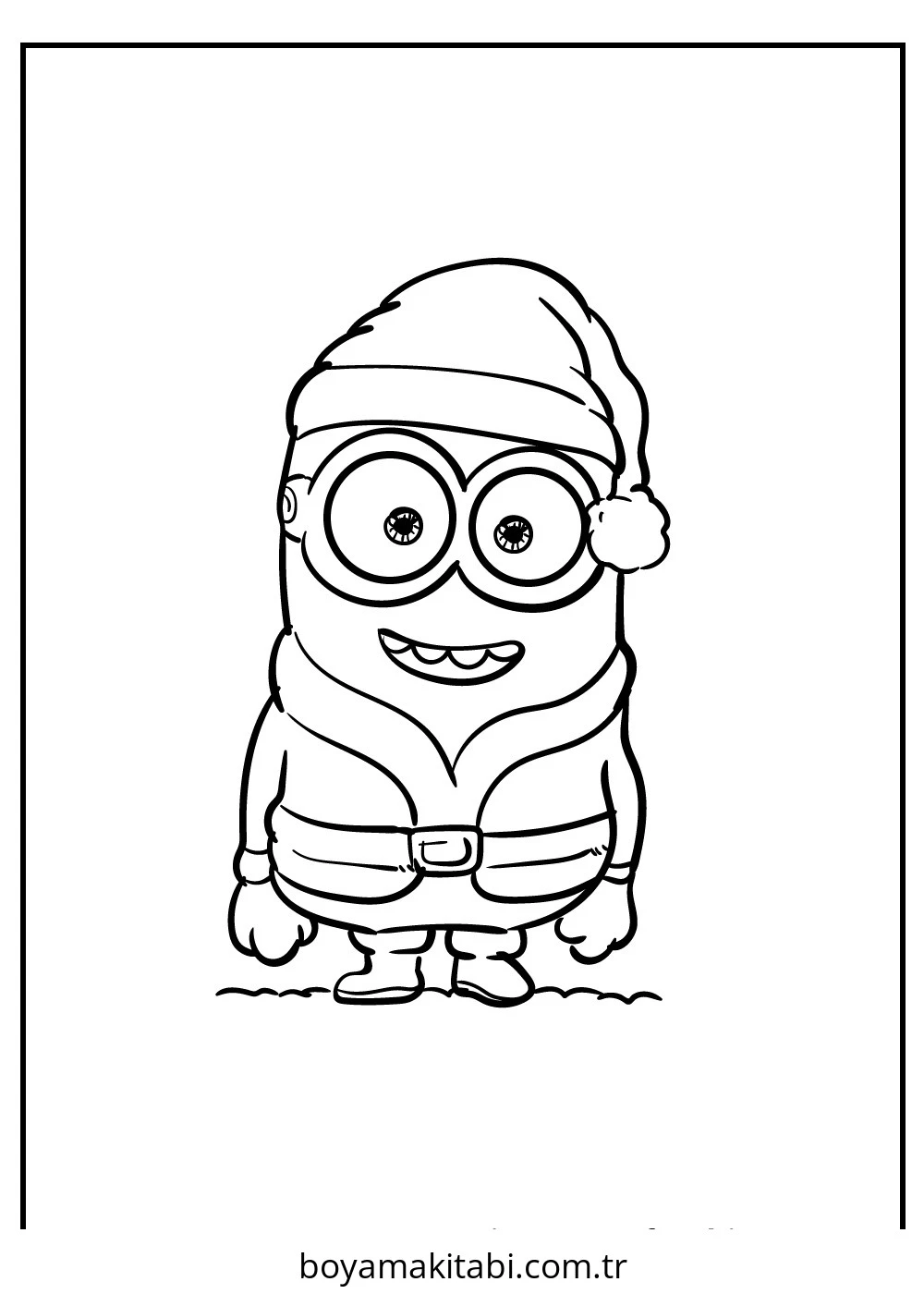 Minions boyama sayfası – sanatsal çalışma, çocuklar için