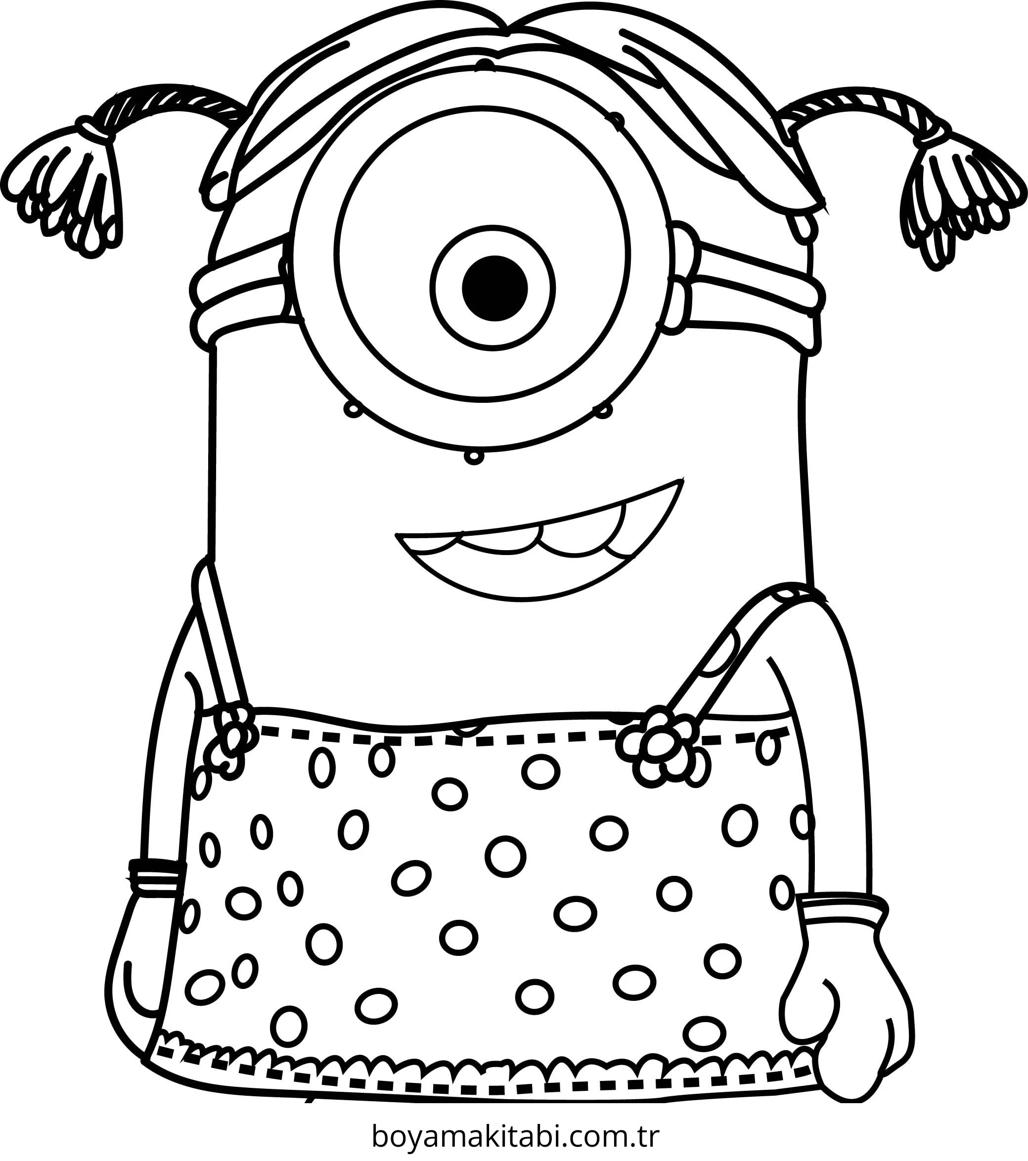 Minions boyama sayfası – eğitici aktivite, yaratıcılık