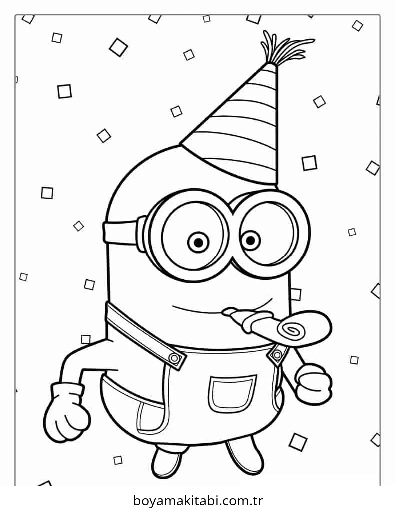 Minions boyama sayfası – yaratıcılık, eğlenceli etkinlik