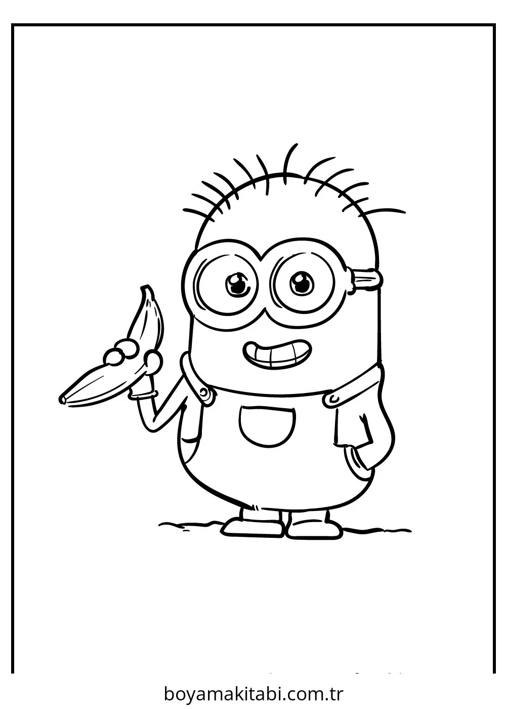 Minions boyama sayfası – yaratıcılığı geliştirir, keyifli zaman