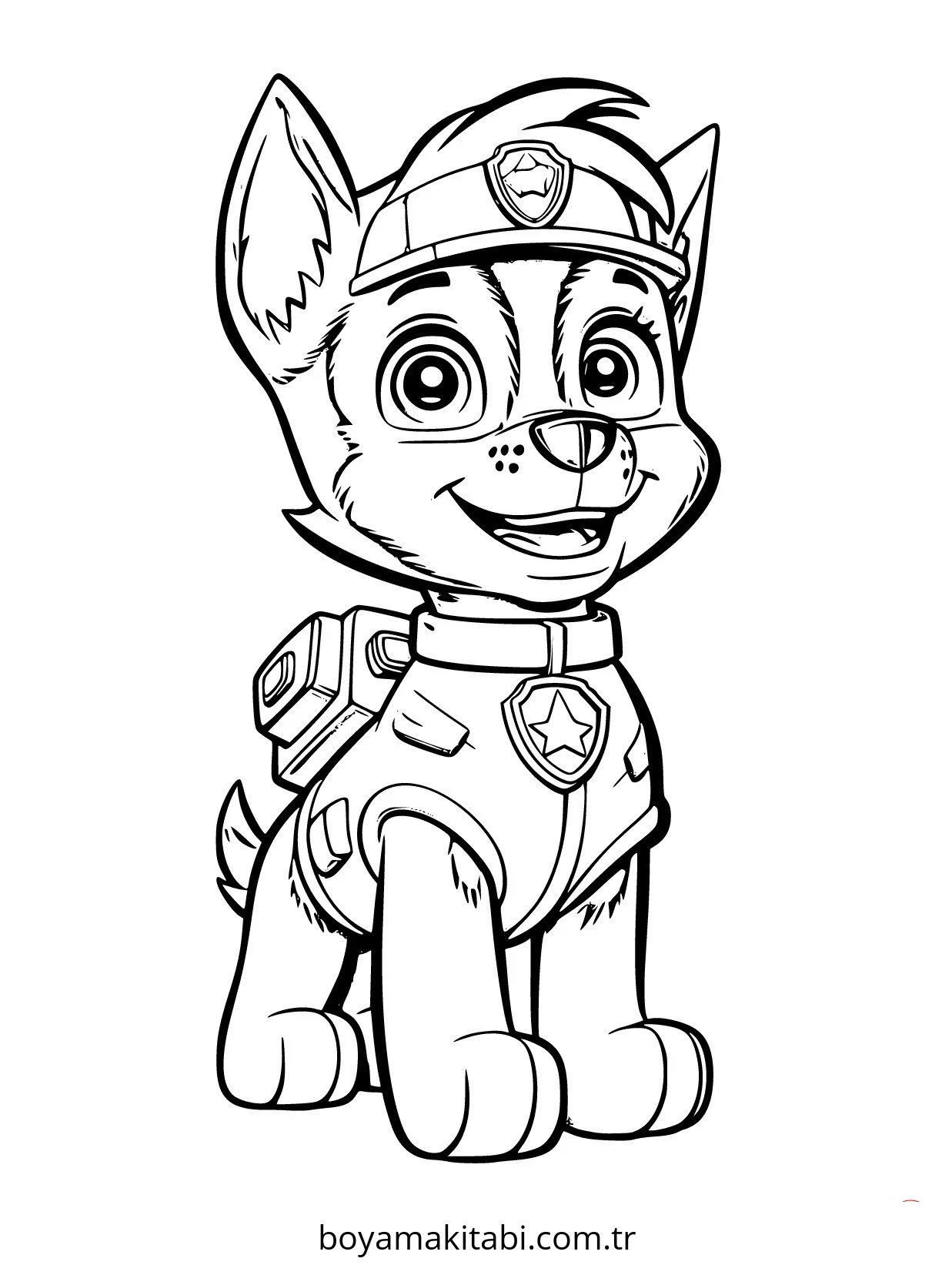 Paw Patrol boyama sayfası – eğitici aktivite, yaratıcılık