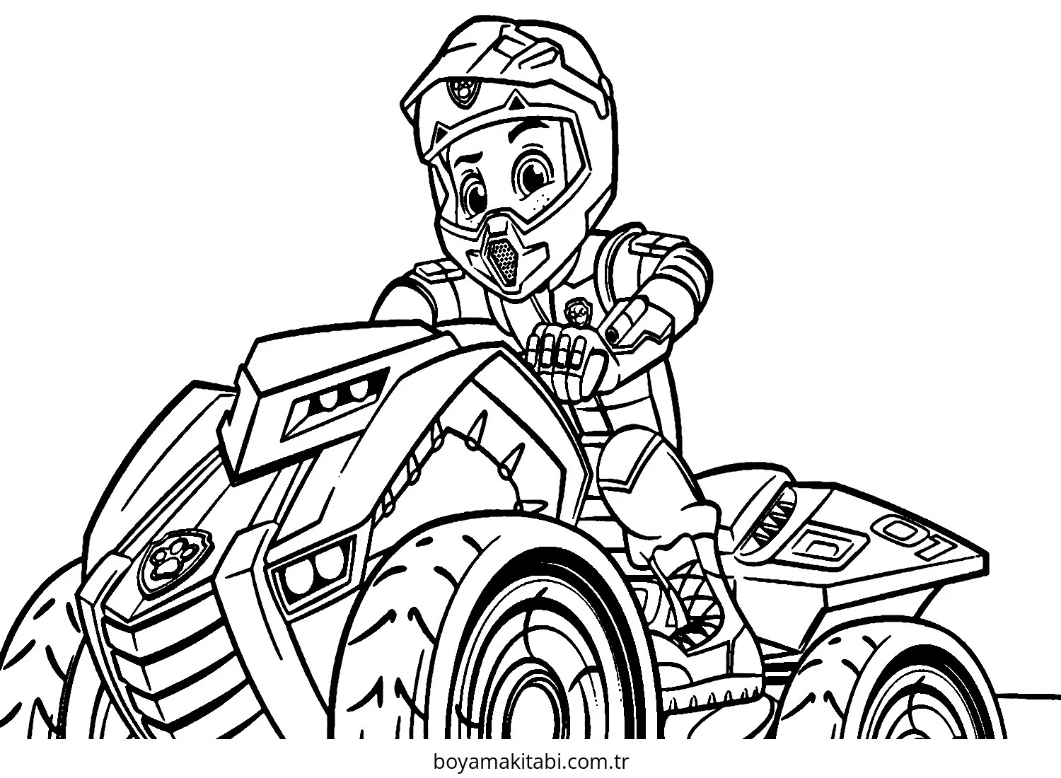 Paw Patrol boyama sayfası – evde etkinlik, ücretsiz yazdır