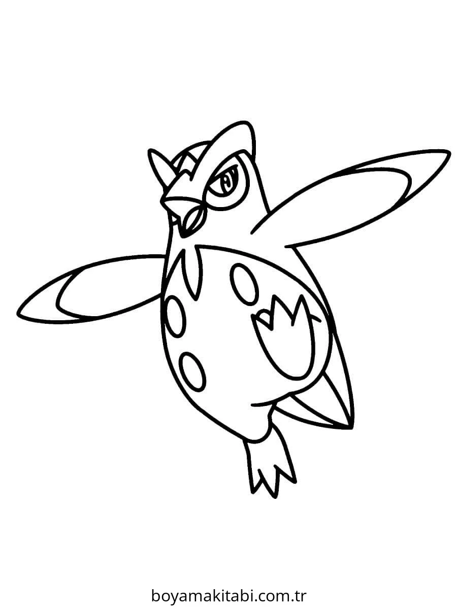 Pokemon boyama sayfası – çocuk aktivitesi, PDF indir