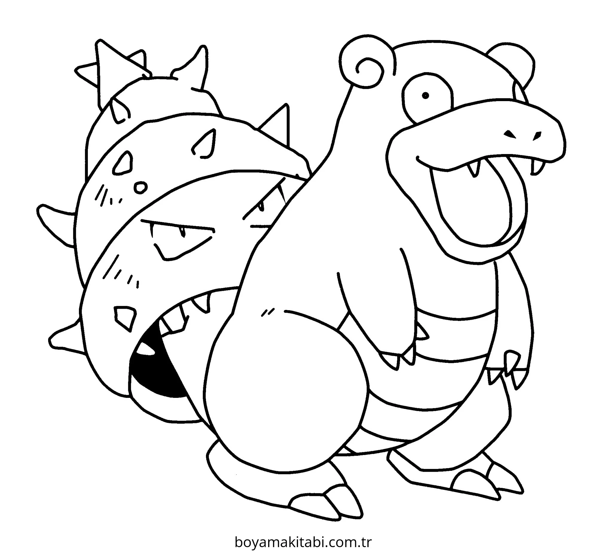 Pokemon boyama sayfası – sanatsal çalışma, çocuklar için