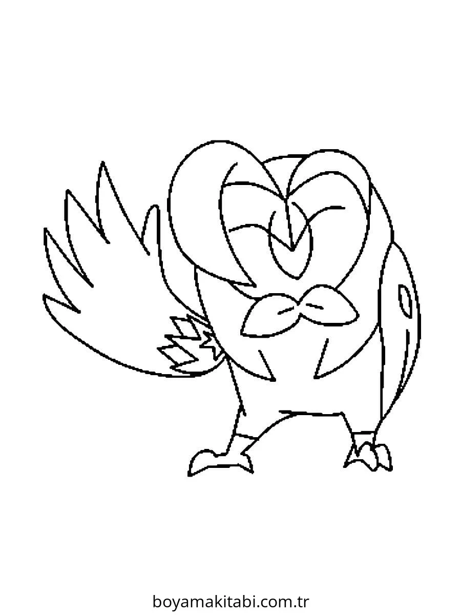 Pokemon boyama sayfası – renkli çizimler, okul öncesi
