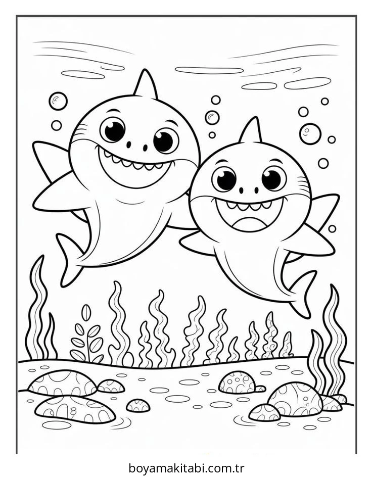 Baby Shark Boyama