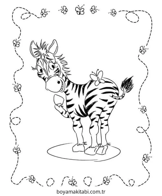 Zebra Boyama