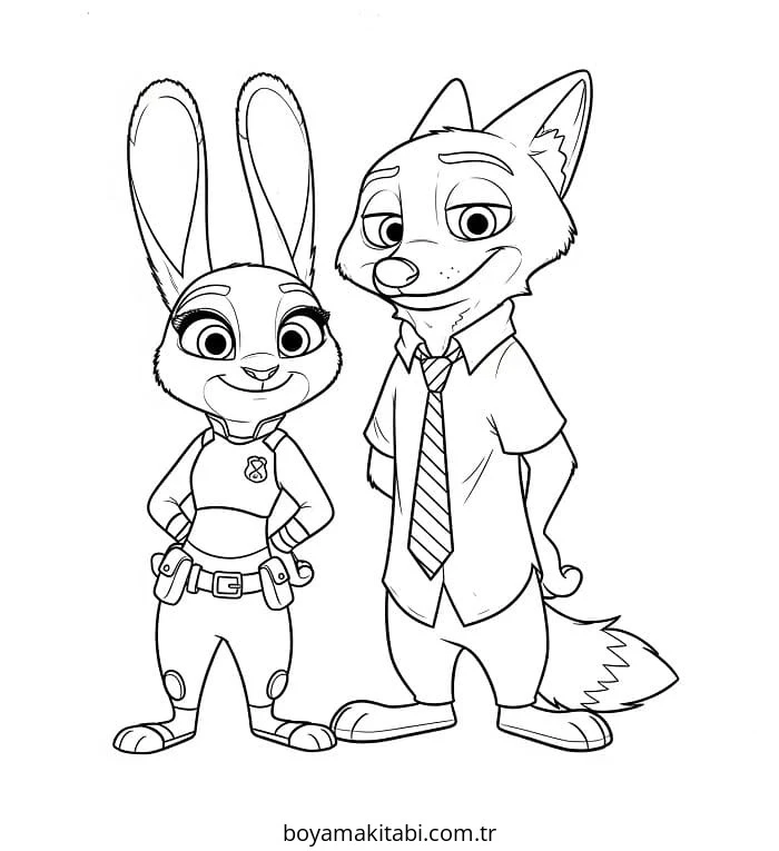 Zootropolis Boyama