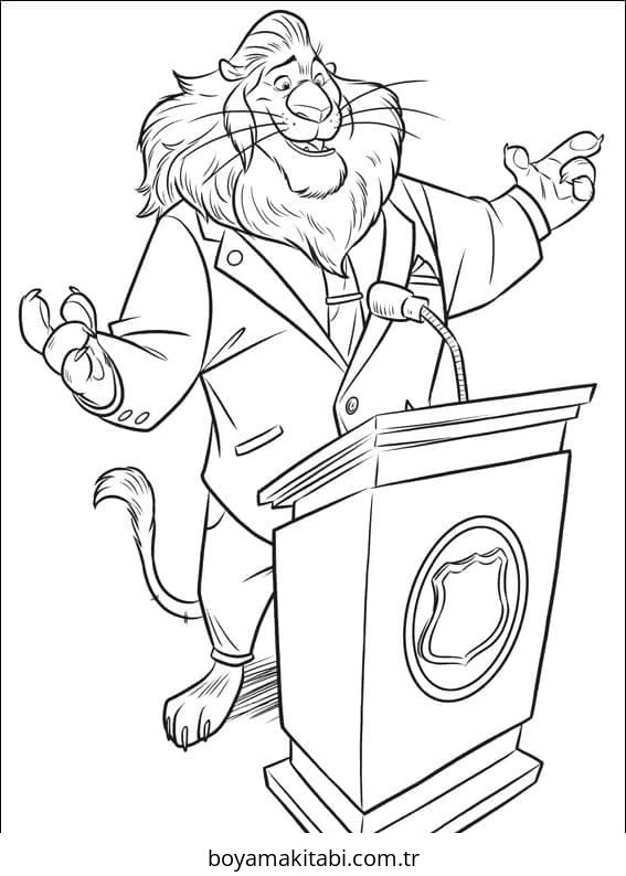 Zootropolis Boyama