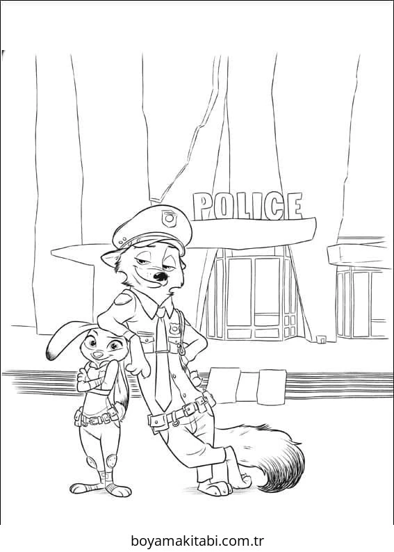 Zootropolis Boyama