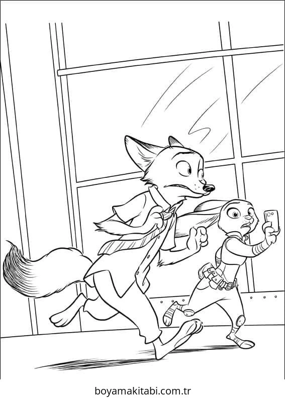 Zootropolis Boyama