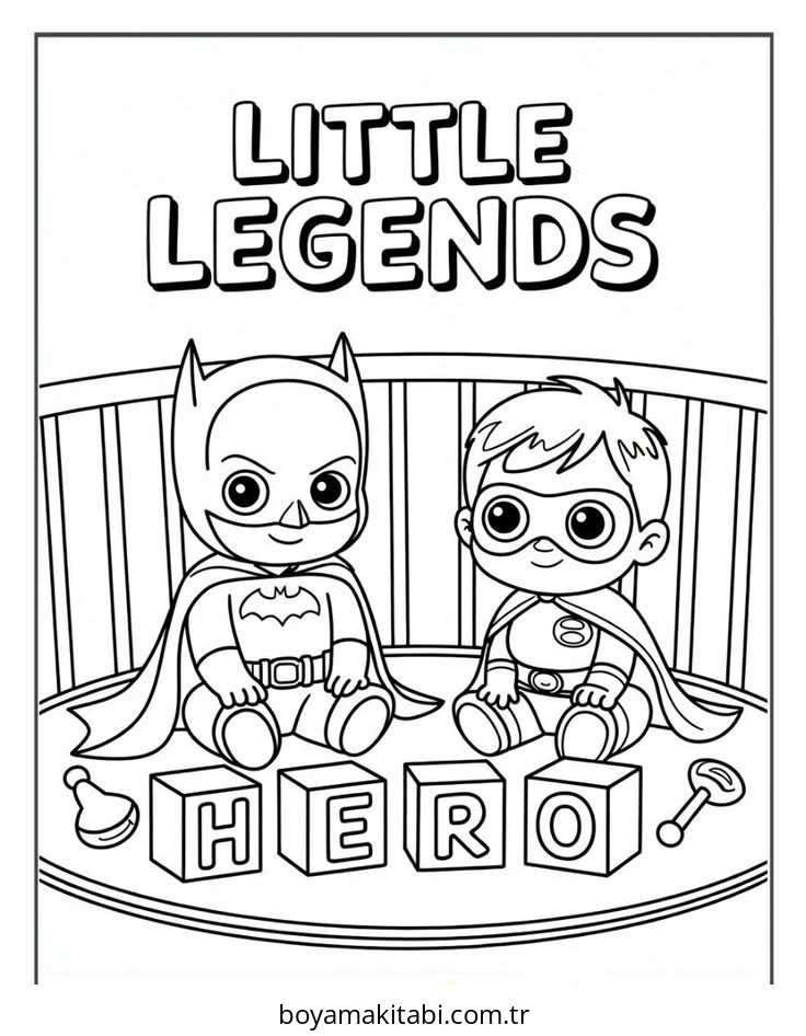 Batman boyama sayfası – çocuk aktivitesi, PDF indir