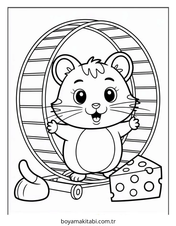 Kedi boyama sayfası #631 – keyifli zaman, renkli çizimler