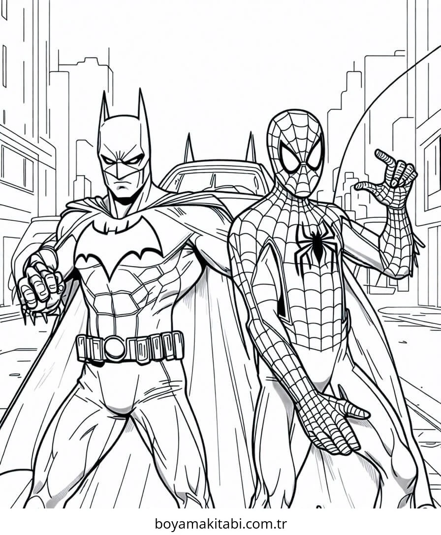 Spiderman boyama sayfası – ücretsiz yazdır, boyama etkinliği