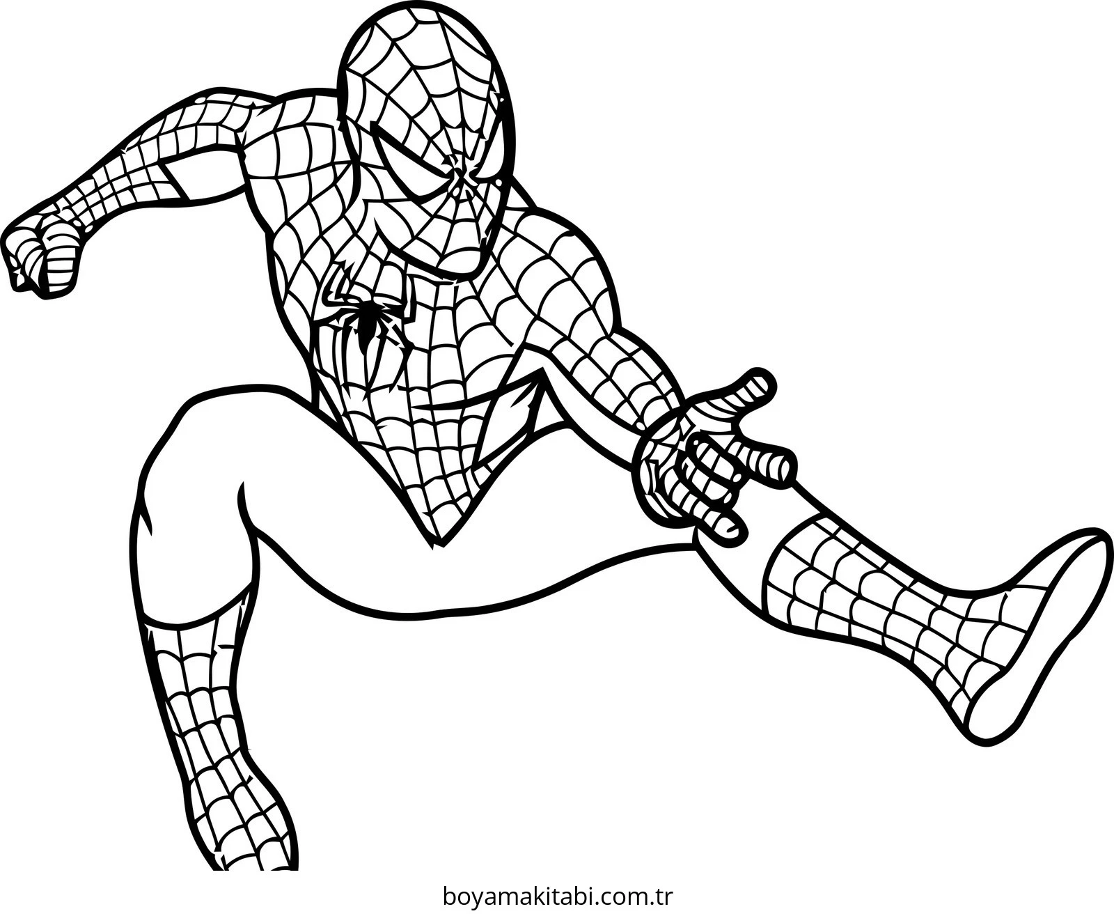 Spiderman boyama sayfası – yaratıcılığı geliştirir, keyifli zaman