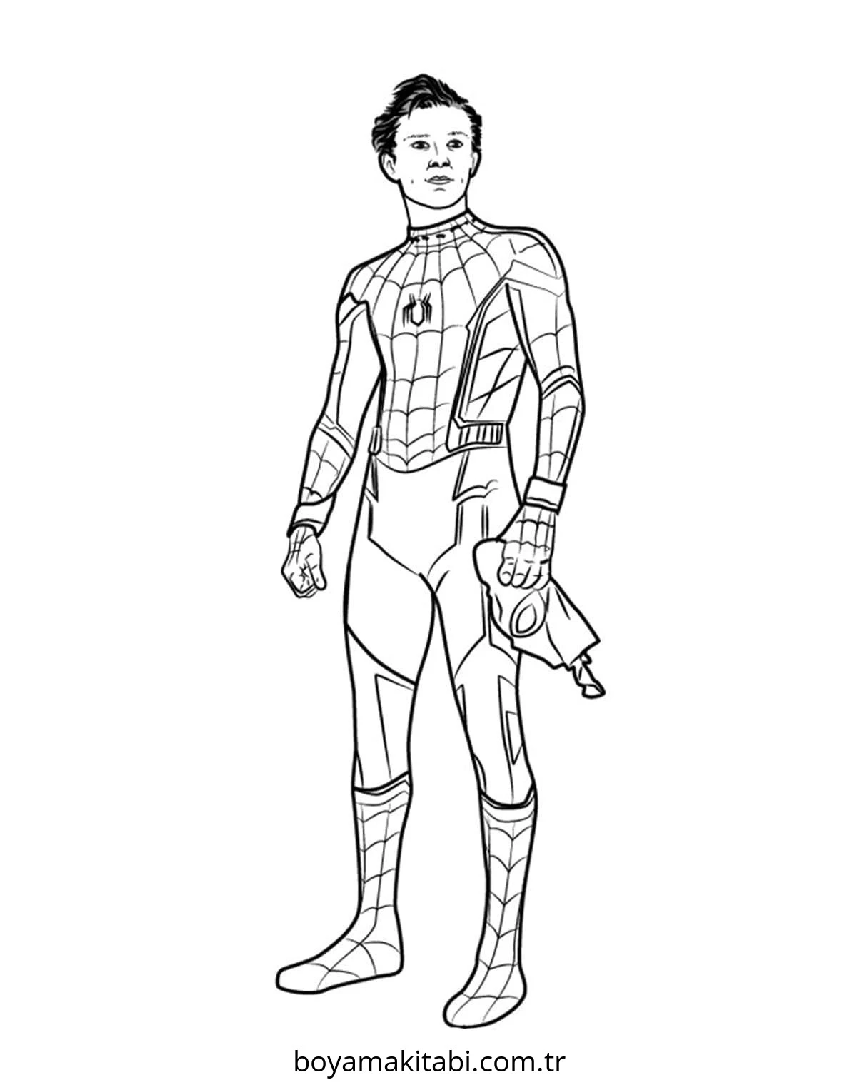 Spiderman boyama sayfası – keyifli zaman, renkli çizimler