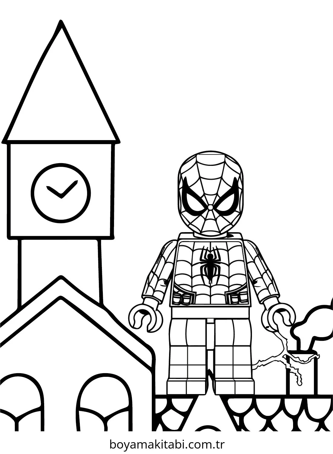 Spiderman boyama sayfası – ücretsiz yazdır, boyama etkinliği