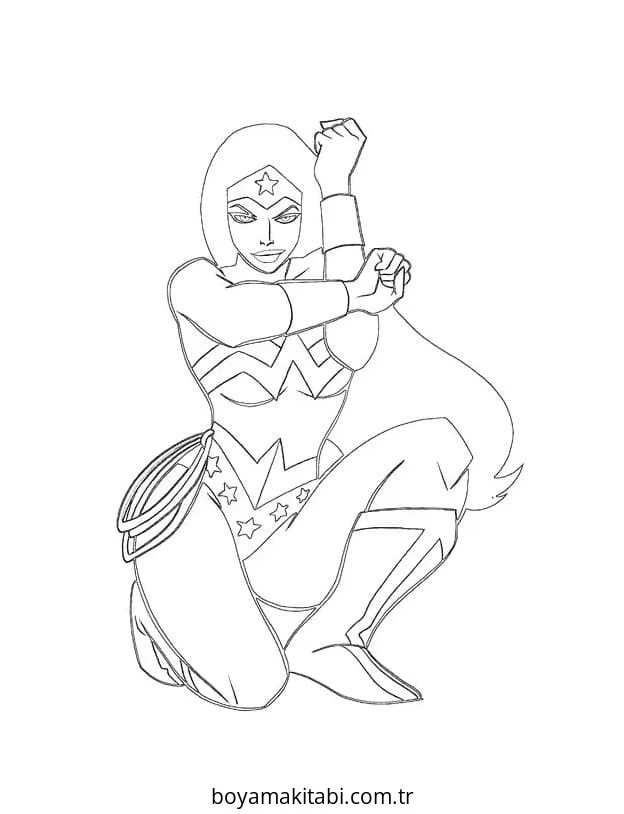 Superhero Boyama
