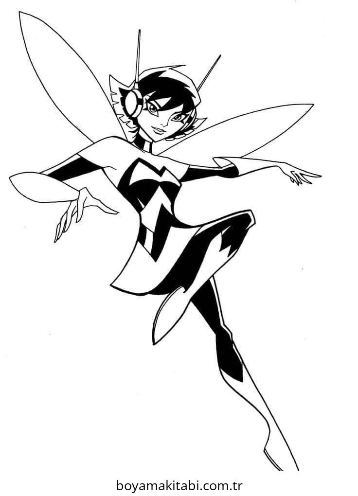 Ant Man boyama sayfası – yaratıcılığı geliştirir, keyifli zaman