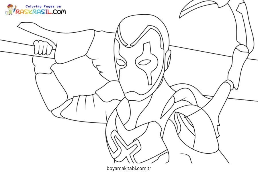 Blue Beetle Boyama