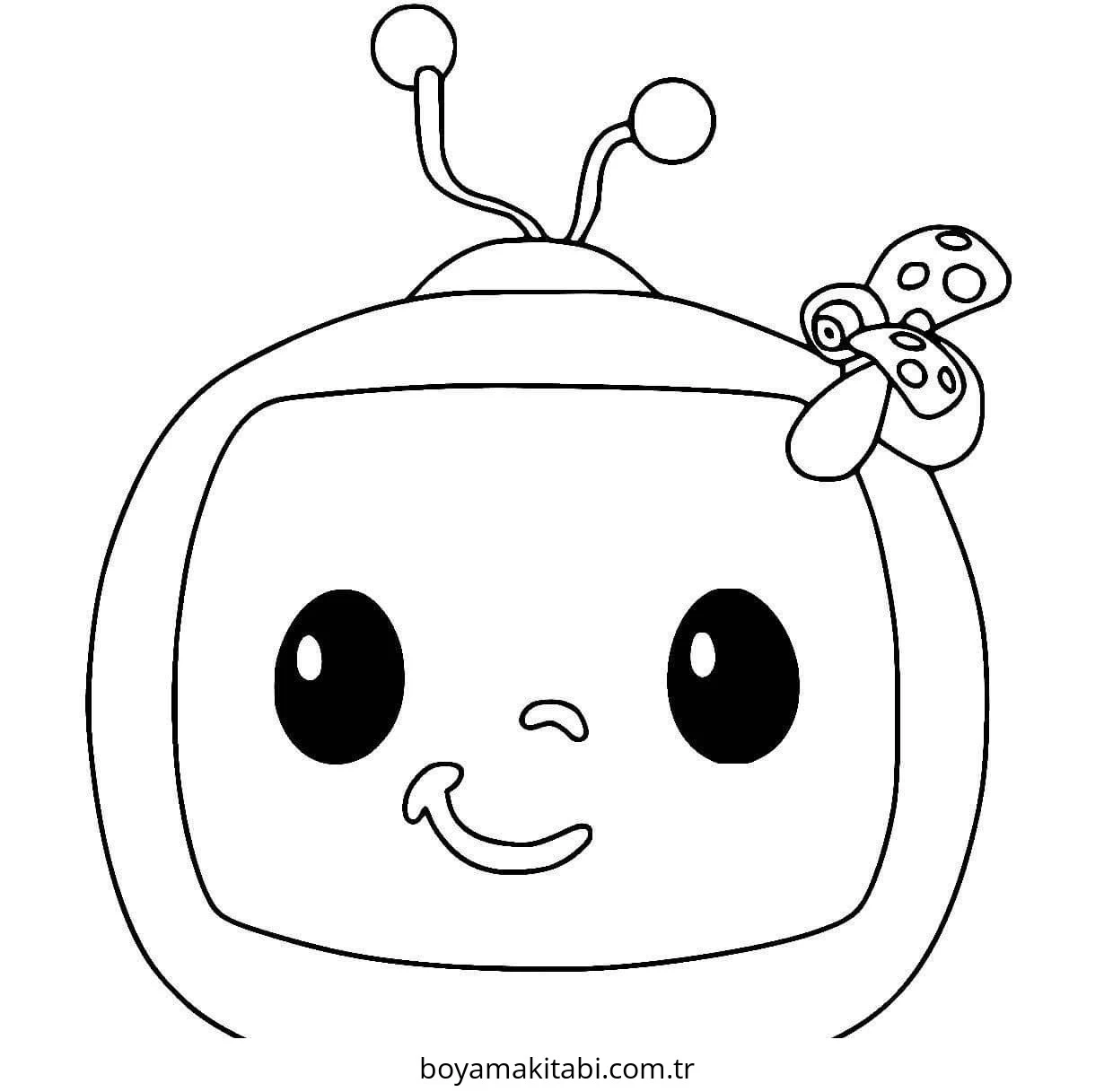 CoComelon boyama sayfası – yaratıcılık, eğlenceli etkinlik