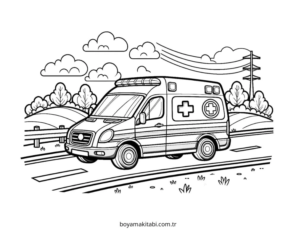 Ambulans Boyama