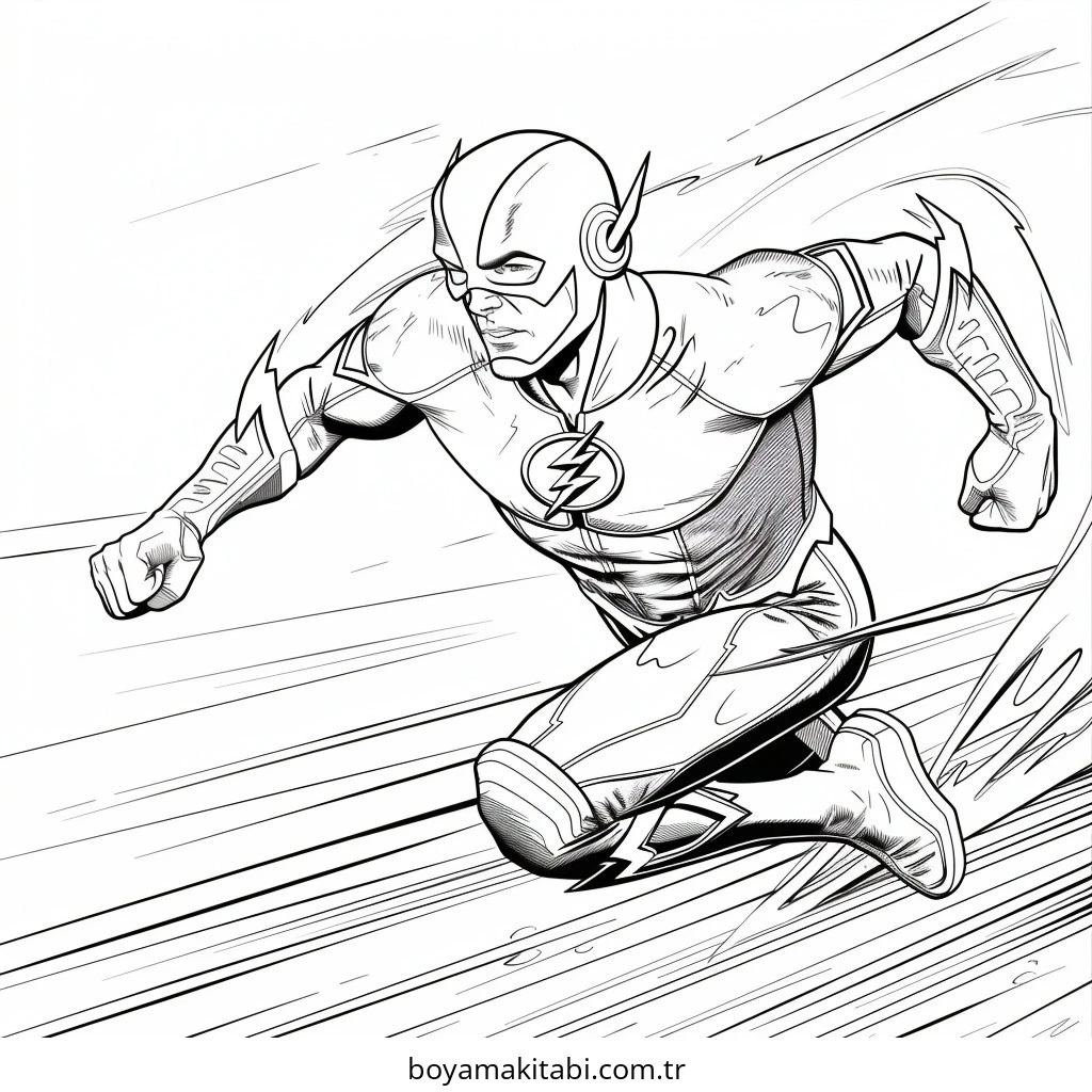 Flash boyama sayfası – çocuk aktivitesi, PDF indir